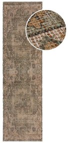 Passatoia color kaki in misto iuta tessuta a mano 60x230 cm Selena Jute Traditional – Flair Rugs