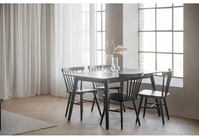 Tavolo da pranzo nero , 140 x 90 cm Lotta - Rowico