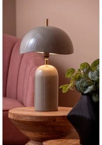 Lampada da tavolo grigio scuro (altezza totale 41 cm) Querido – Leitmotiv