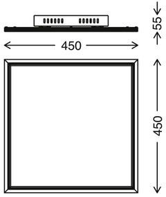 Telefunken 300906TF - Pannello LED dimmerabile LED/24W/230V + TC 3000-6000K