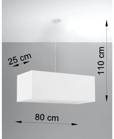 Lampadario a Sospensione SANTA BIS Colore Bianco