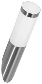 Applique Paletto in Acciaio Inox IP54 Base E27 Colore Inox