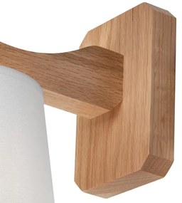 Applique ANDREA 1xE27/60W/230V quercia/bianco