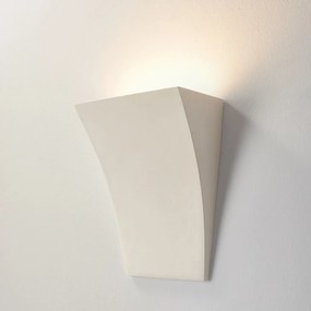 Applique in Gesso Pitturabile 195x100x250 da parete G9