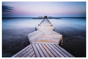 Dipinto 113x85 cm Twilight Pier – Styler