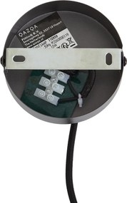 Lampada a sospensione retrò canna di fucile con vetro fumé - Giselle