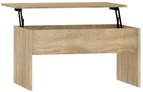 Tavolino Salotto Rovere Sonoma 80x50,5x41,5cm Legno Multistrato