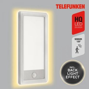 Telefunken 313904TF-LED Applique da esterno con sensore LED/16W/230V IP44