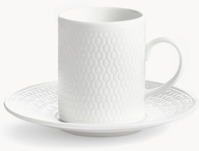 Tazzina e piattino in Fine Bone China Gio