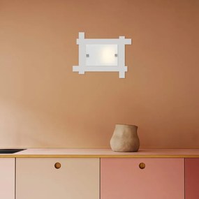 Applique moderno Metallo bianco 1X E27 LUMICOM