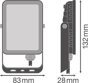 Ledvance - Proiettore LED da parete per esterni FLOODLIGHT LED/10W/230V 6500K IP65