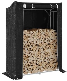 Rastrelliera Per Legna Con Copertura Antipioggia 150x60x200 Cm /