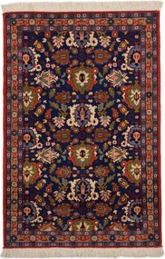 Varamin Tappeto persiano 150 x 110 Blu (Iran) Annodato A Mano