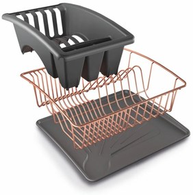 Vaschetta di raccolta color rame con rondella - Metaltex