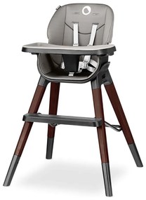 Lionelo - Sedia da pranzo per bambini 2 in 1 MONA Black Onyx