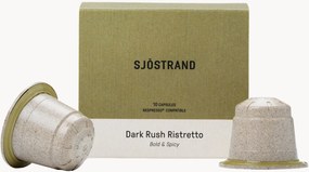 Set di 10 capsule caffè Dark Rush Ristretto