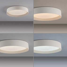 Schöner Wohnen 14594-39 - Lampada da soffitto dimmerabile TAVOLI LED/20W/230V grigio + telecomando