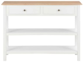 Credenza bianca 110x35x80 cm in mdf