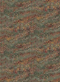 Mulberry Home Carta da parati End Paper - Red/ Green
