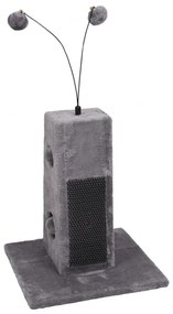 Flamingo albero tiragraffi per gatti lara 35x35x68 cm grigio
