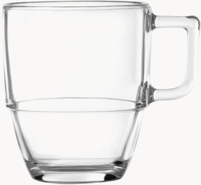 Set di 6 tazze caffè in cristallo Coffee