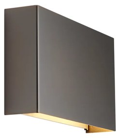 Lampada da parete moderna color canna di fucile a 2 luci - Otan