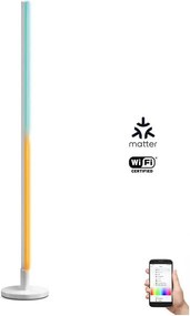 WiZ - Lampada da terra LED RGBW dimmerabile POLE LED/13W/230V 2200-6500K Wi-Fi