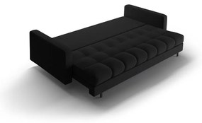 Divano nero allungabile/con contenitore 222 cm Bali – Cosmopolitan Design