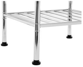 Mensola da bagno in argento 34x80 cm - Premier Housewares