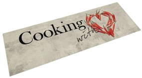 Tappeto Da Cucina Lavabile Cucinare 45x150 Cm İn Velluto /