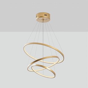 Lampada a sospensione LED in oro ø 50 cm Simit - Opviq lights
