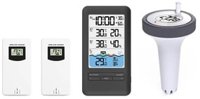 Immax NEO 07529L- Sensore temperatura piscina +2x sensore temperatura e umidità Wi-Fi Tuya