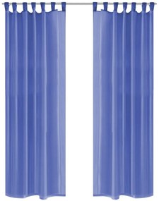 Tende İn Voile 2 Pz 140x175 Cm Blu Reale /