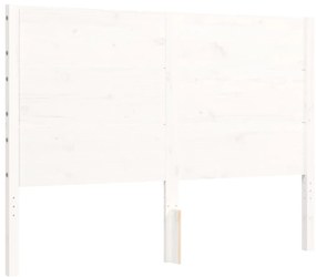 Giroletto con Testiera Bianco Small Double Legno Massello