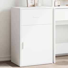 Armadietto Bianco 56,5x39x90 Cm İn Legno Multistrato /