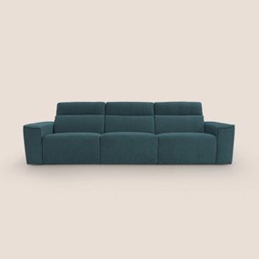 Clark Divano modulare 3 sedute con opzione relax elettrico in tessuto smacchiabile impermeabile T17