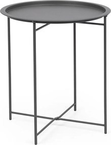 Tavolino da giardino rotondo in acciaio ø 46 cm Austin – Bizzotto