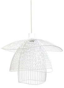 Forestier - Papillon Lampada a Sospensione S Bianco Forestier