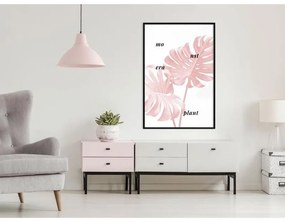 Poster Pale Pink Monstera