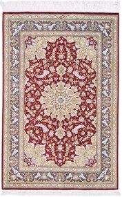 Ghom Tappeto 120x80 Blu (Iran) Annodato A Mano