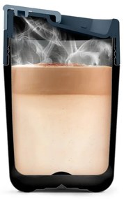 Tazza da viaggio in argento lucido blu scuro 340 ml Sipp - Joseph Joseph