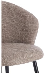 Set di sedie da pranzo beige in metallo 2 pz Radaja – Light &amp; Living