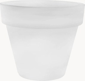 Portavaso da esterno con luce a LED Bordato Liscio