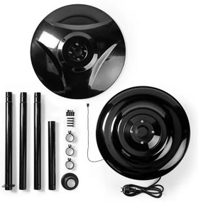 Nedis HTPA15EBK Riscaldatore esterno 200 cm 1500W/230V IP34