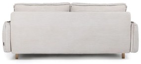 Divano letto in velluto a coste beige 218 cm Tori - Bonami Selection