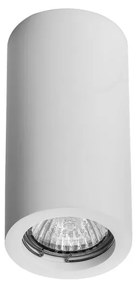 Plafoniera LED GU10 e GU5.3 in Gesso Pitturabile Rotonda Ø70x110mm Base GU10