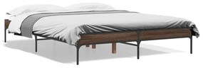 Giroletto Rovere Marrone 160x200cm İn Legno Multistrato Metallo /
