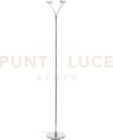 Lampada da terra "et" cromo 1 luce attacco r7s 29x181cm