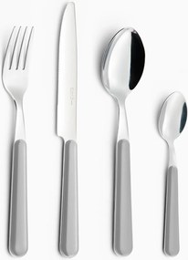 Servizio Set di Posate 24 pezzi in Acciaio Inox Eme Brio Grigio 9...