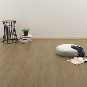 Listoni Pavimenti Autoadesivi 4,46 M² 3 Mm Pvc Marrone Naturale /